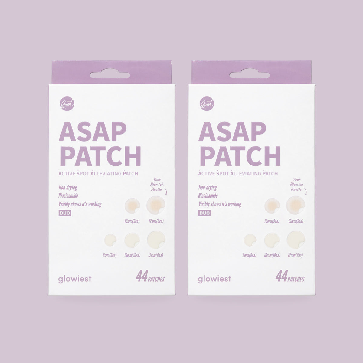 glowiest ASAP Patch Duo 44 Patches l Set of 2 (88 Patches)