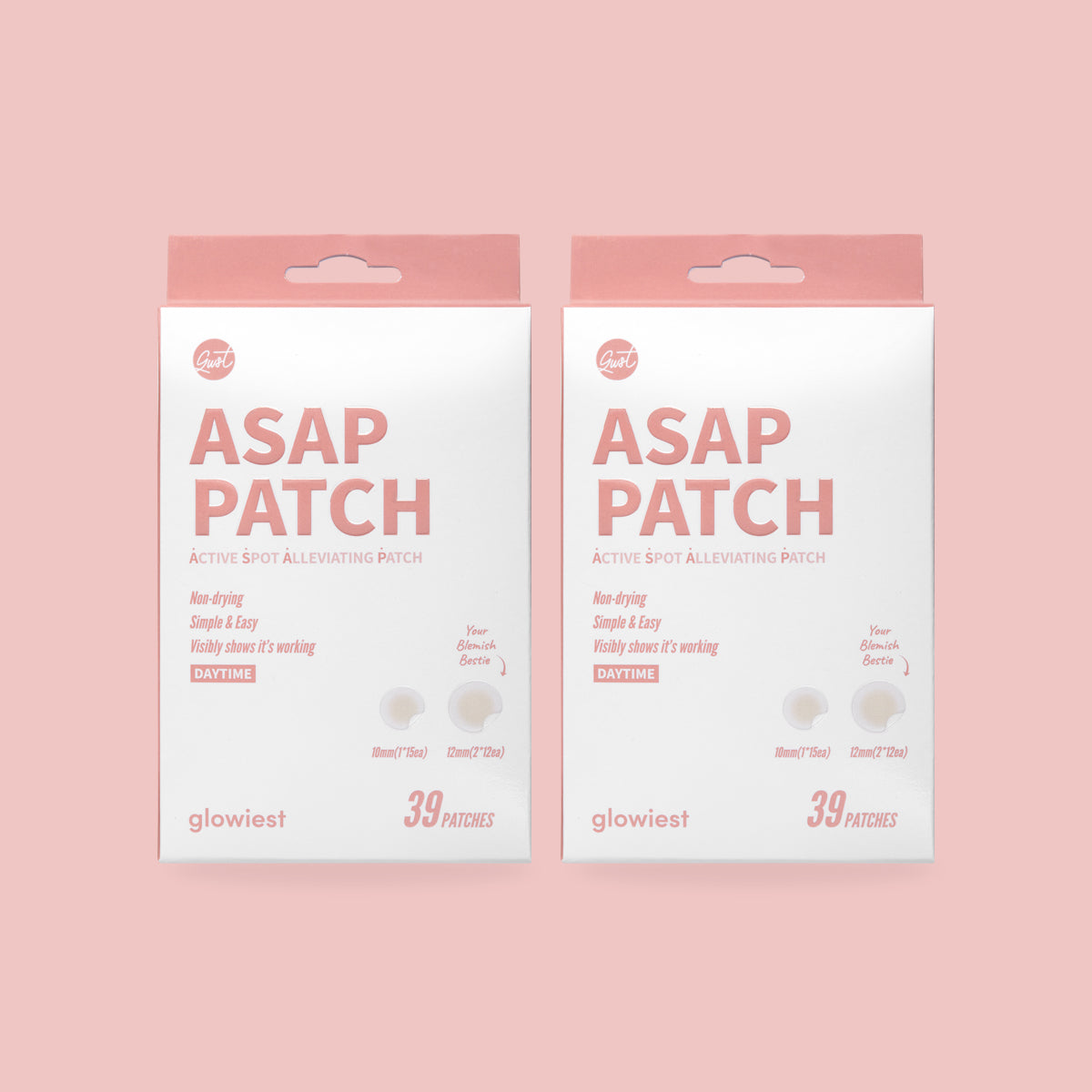 glowiest ASAP Patch Daytime 39 Patches l Set of 2 (78 Patches)