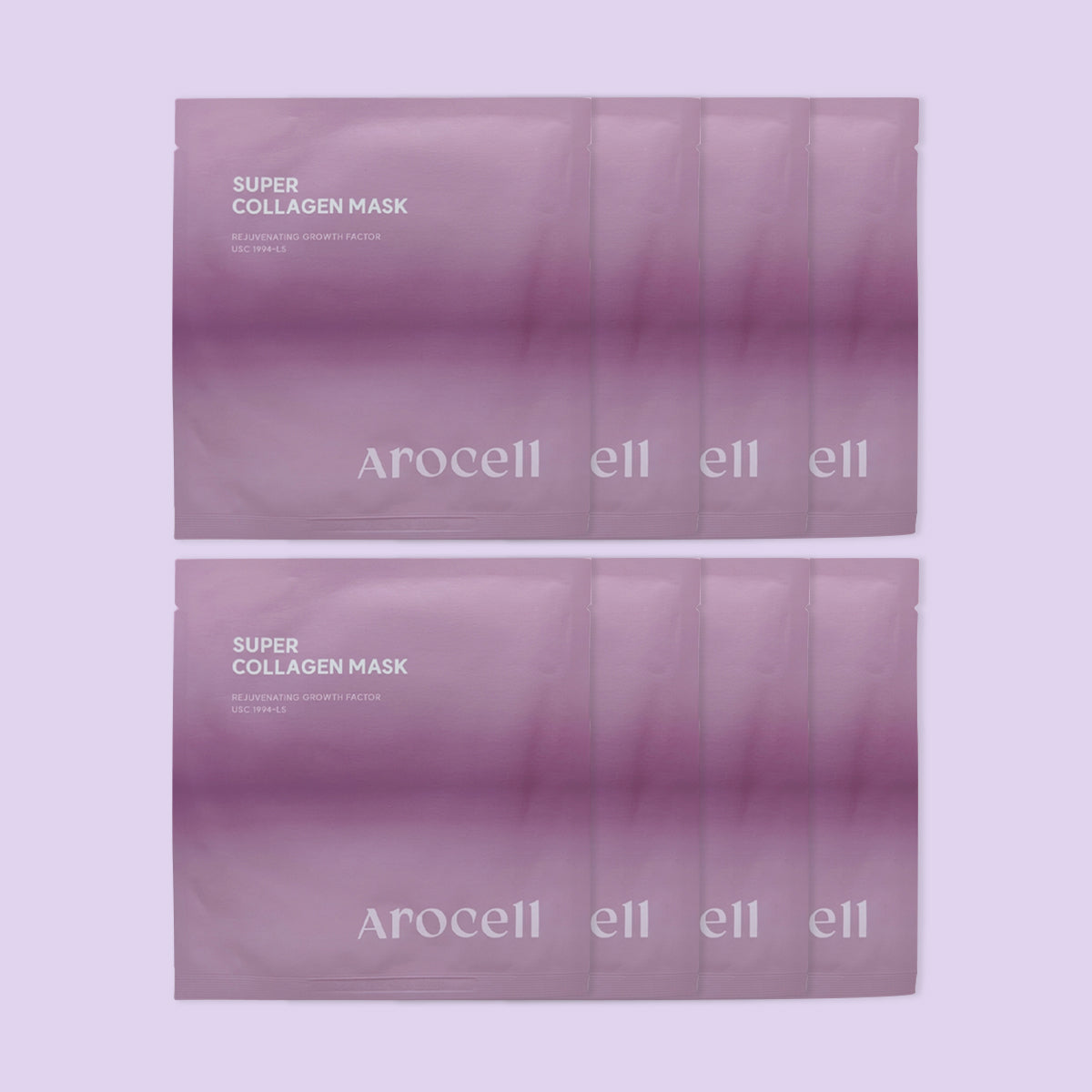 AROCELL Super Collagen Mask - Set of 8