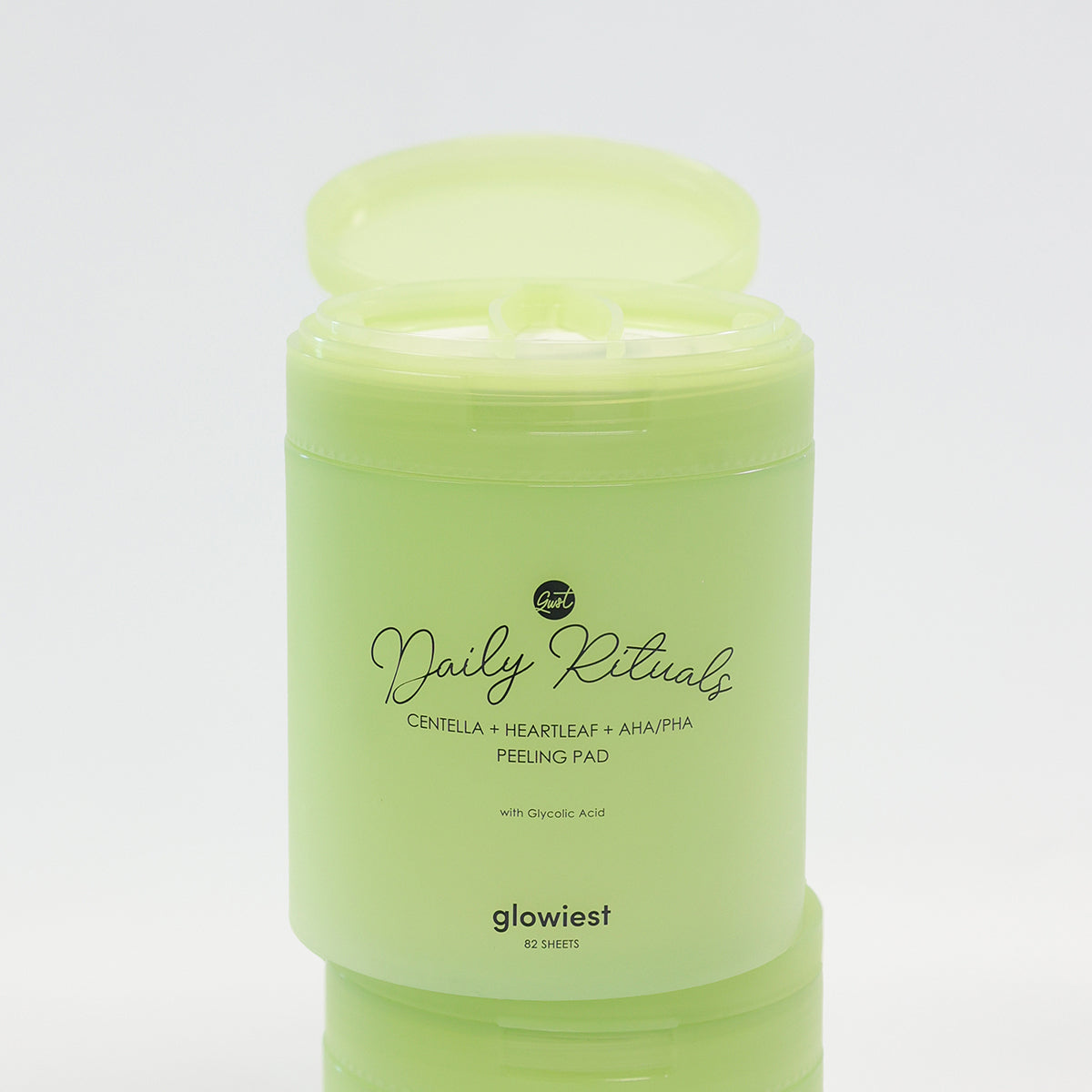 glowiest Daily Rituals Centella + Heartleaf + AHA/PHA Peeling Pad