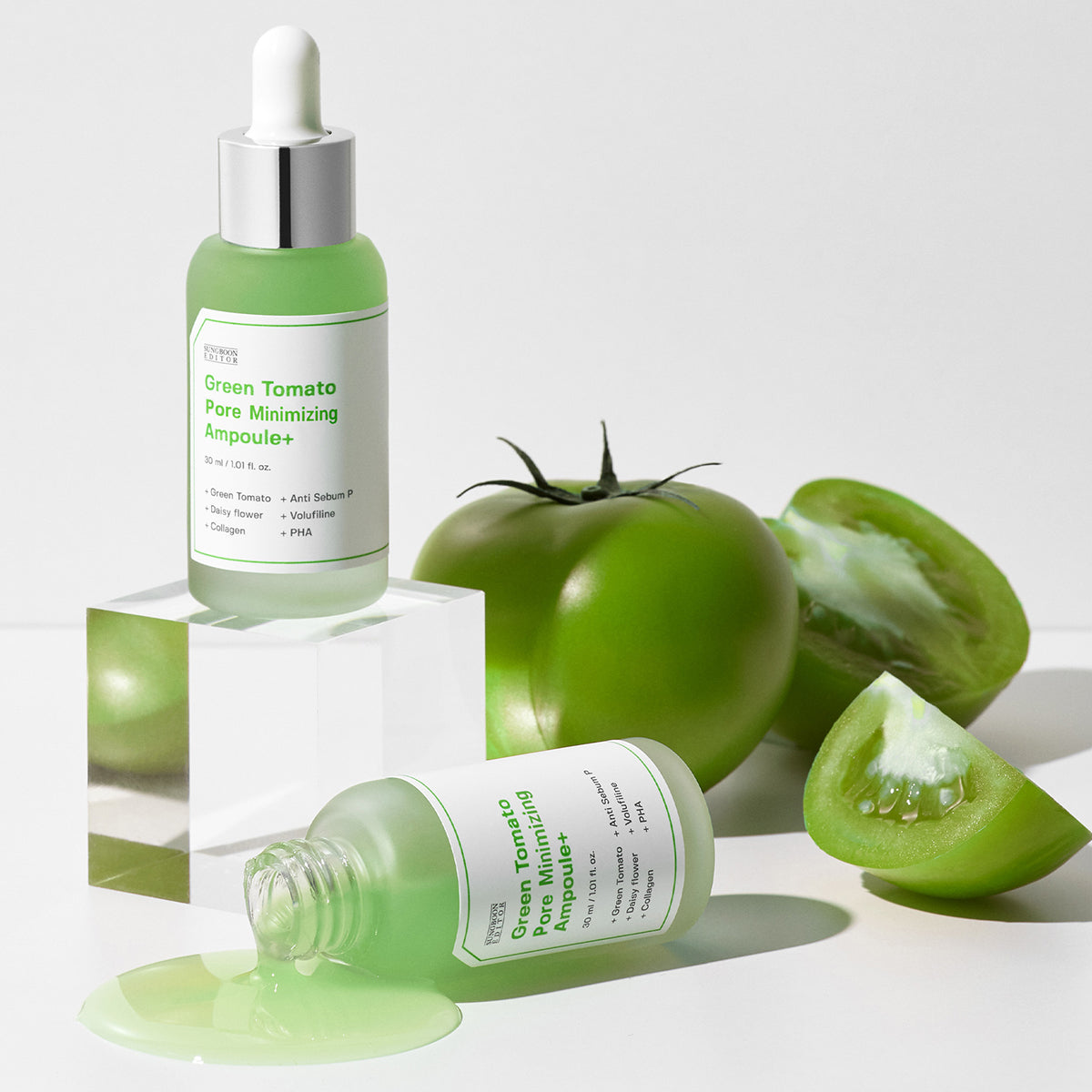 Sungboon Editor Green Tomato Pore Minimizing Ampoule Plus 30ml l Set of 2