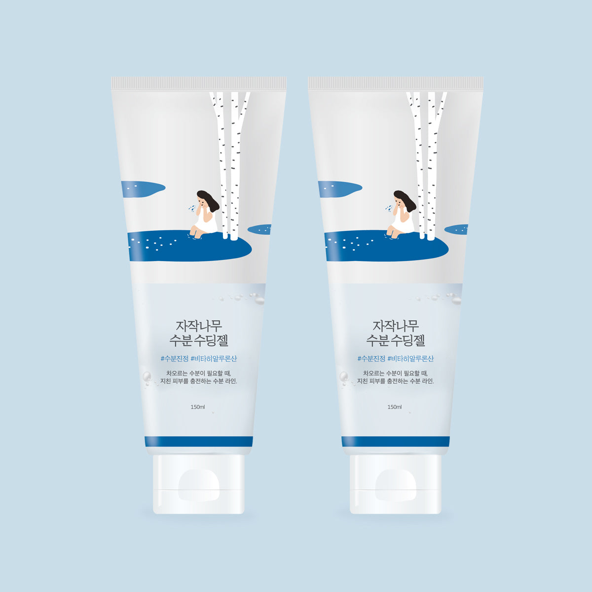 ROUND LAB Birch Juice Moisturizing Soothing Gel 150ml l Set of 2