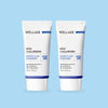 Wellage Real Hyaluronic Watery Glow Sunscreen 50mL l Set of 2