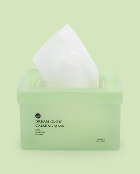 Product Image for Dream Glow Calming Mask (30 sheets) - Cica + Heartleaf + Tea Tree