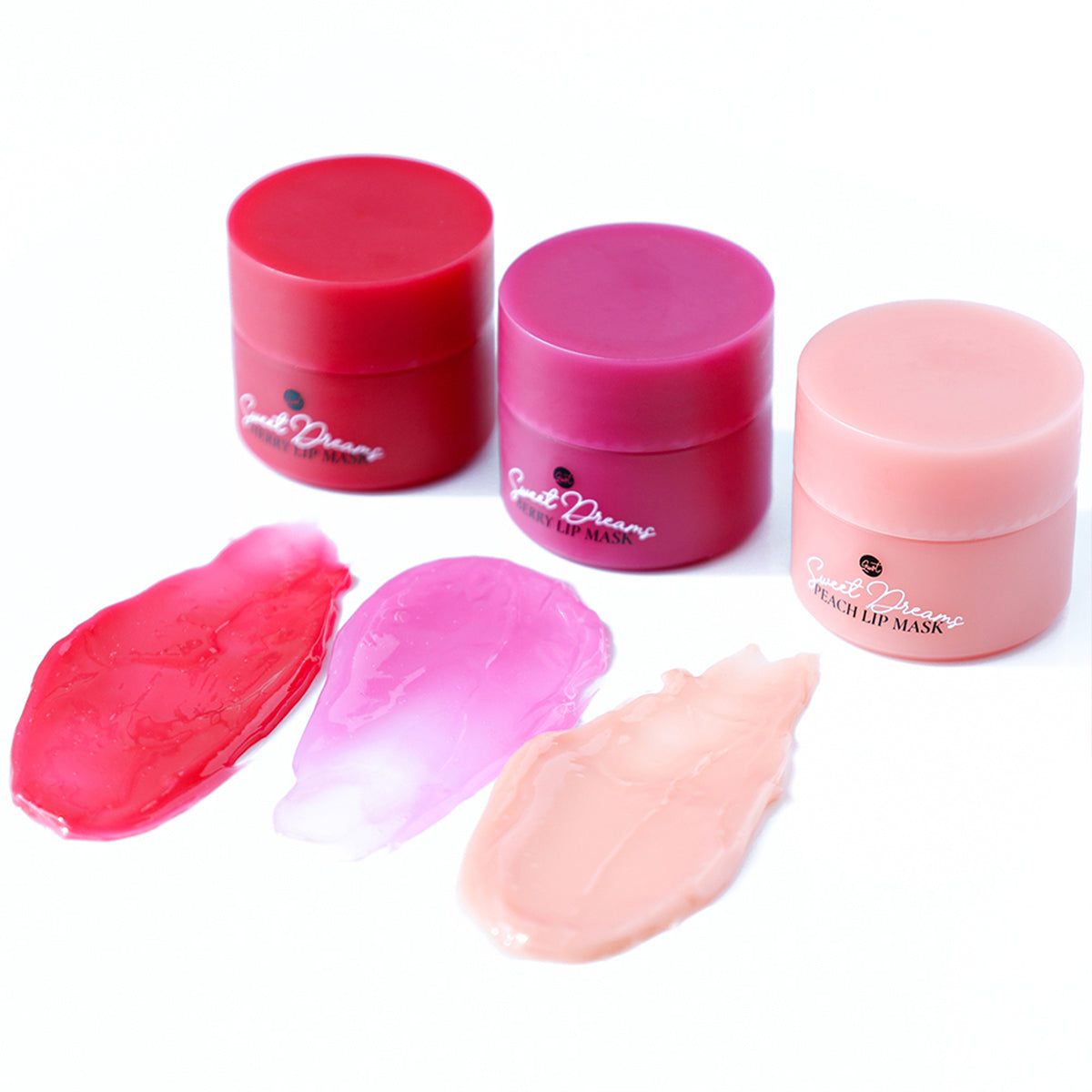 glowiest Sweet Dreams Mini Lip Mask 5g - Set of 3 (Berry, Peach, Cherry)