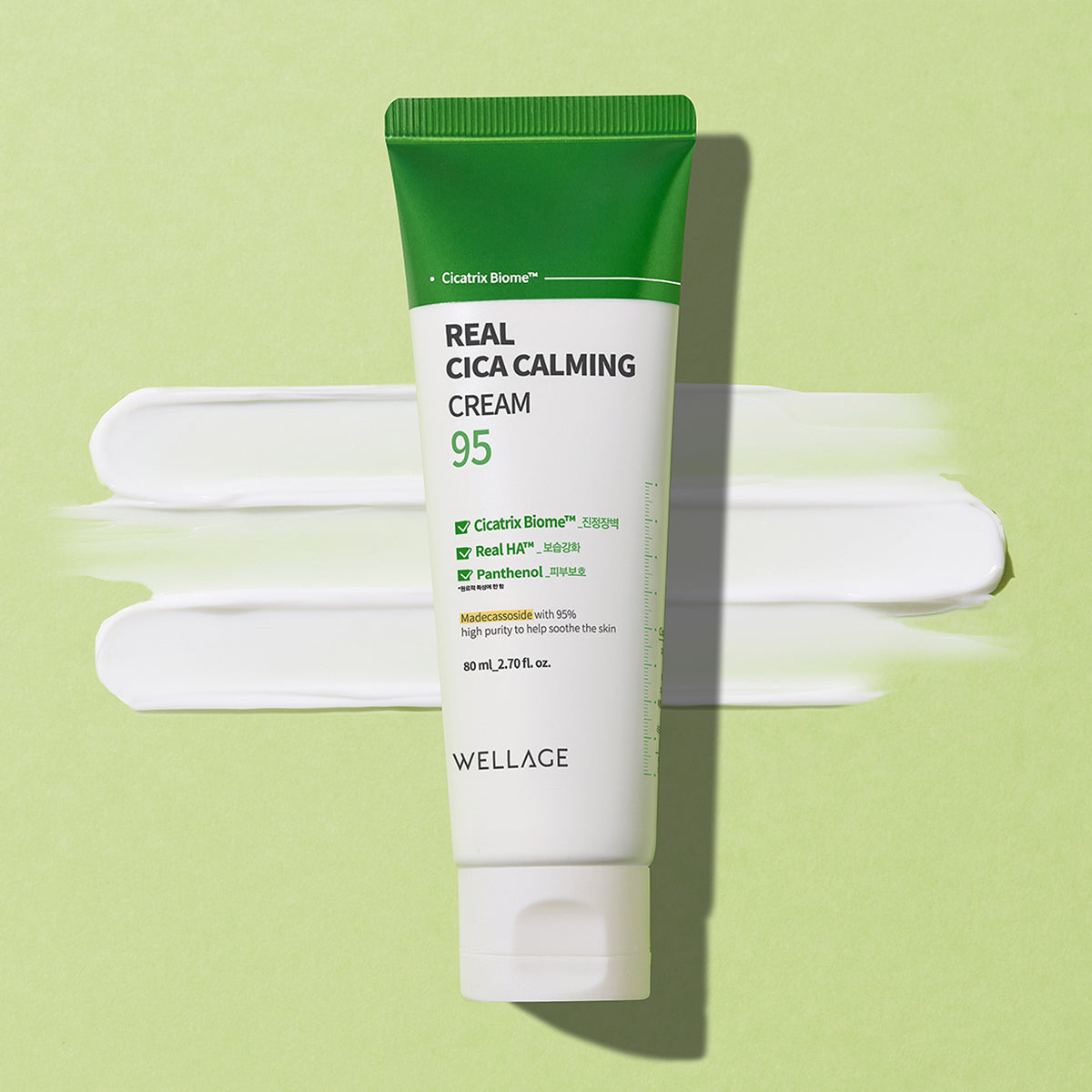 WELLAGE Real Cica Calming 95 Cream 2.7 oz